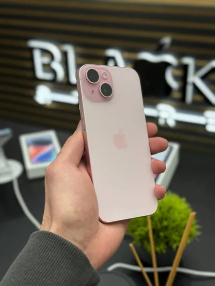Б/У Телефон Apple iPhone 15 128Gb Pink 85% (FL9NG7JL66)