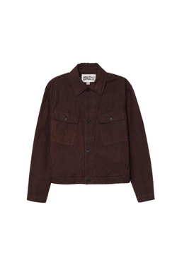 ZARA X BENITO ANTONIO ТОНКАЯ КУРТКА НА ПУГОВИЦАХ, КОРИЧНЕВЫЙ