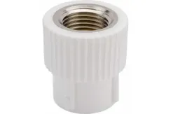 Муфта TEBO сварка ВР 20*3/4" белая 35152