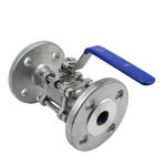 Stainless steel ball valve Elephant BV.F.Fp.T.ISO.304.180 580 psi, SS304, full port, flanged connection, with ISO 5211 mounting pad