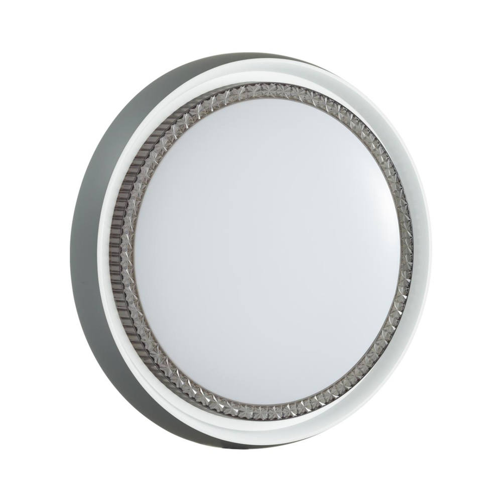 7644/EL PALE SN 186 Светильник пластик/белый/серый LED 70Вт 3000-6000К D520 IP43 пульт ДУ RAHIG