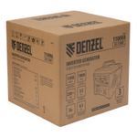 Генератор инверторный GS-1100iF, 1,1 кВт, 230 В, ручной старт DENZEL