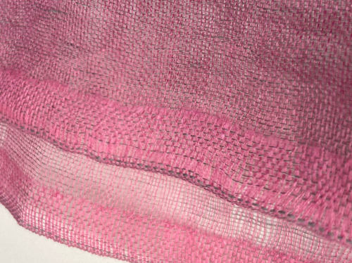 Аутентичный лён 100% розовый