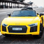 Детский электромобиль "AUDI R8" 12V, желтый