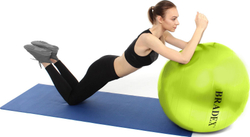 Мяч для фитнеса «ФИТБОЛ-65» Bradex SF 0720 с насосом, салатовый