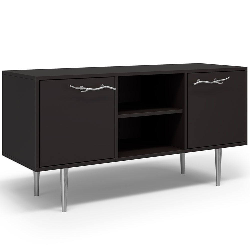 Тумба под ТВ Арт Колор matte 117см Стайл Сильвер Терпкий коричневый матовый