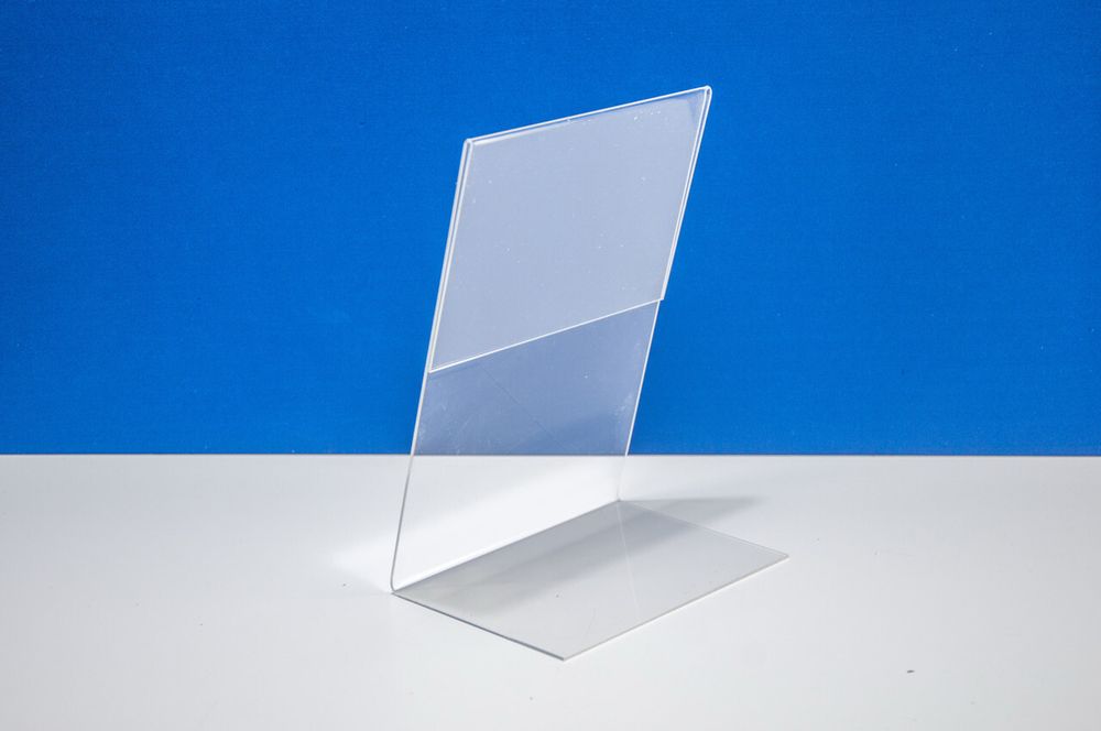 Менюхолдер тейбл тент А5 L-образный вертикальный