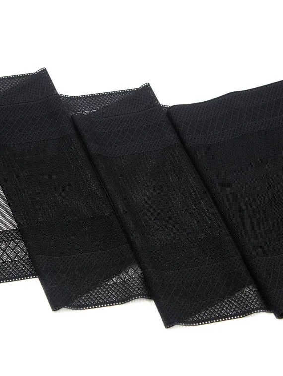 03-217 ОПТ Кружево-сетка 18,5 см, черный 170