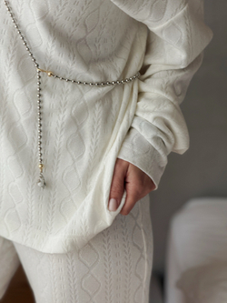 Костюм «Косы» молочный