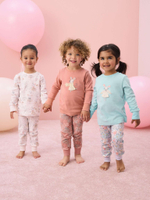 Пижама для девочки Next Q96-761, 3 шт., Розовый, Голубой