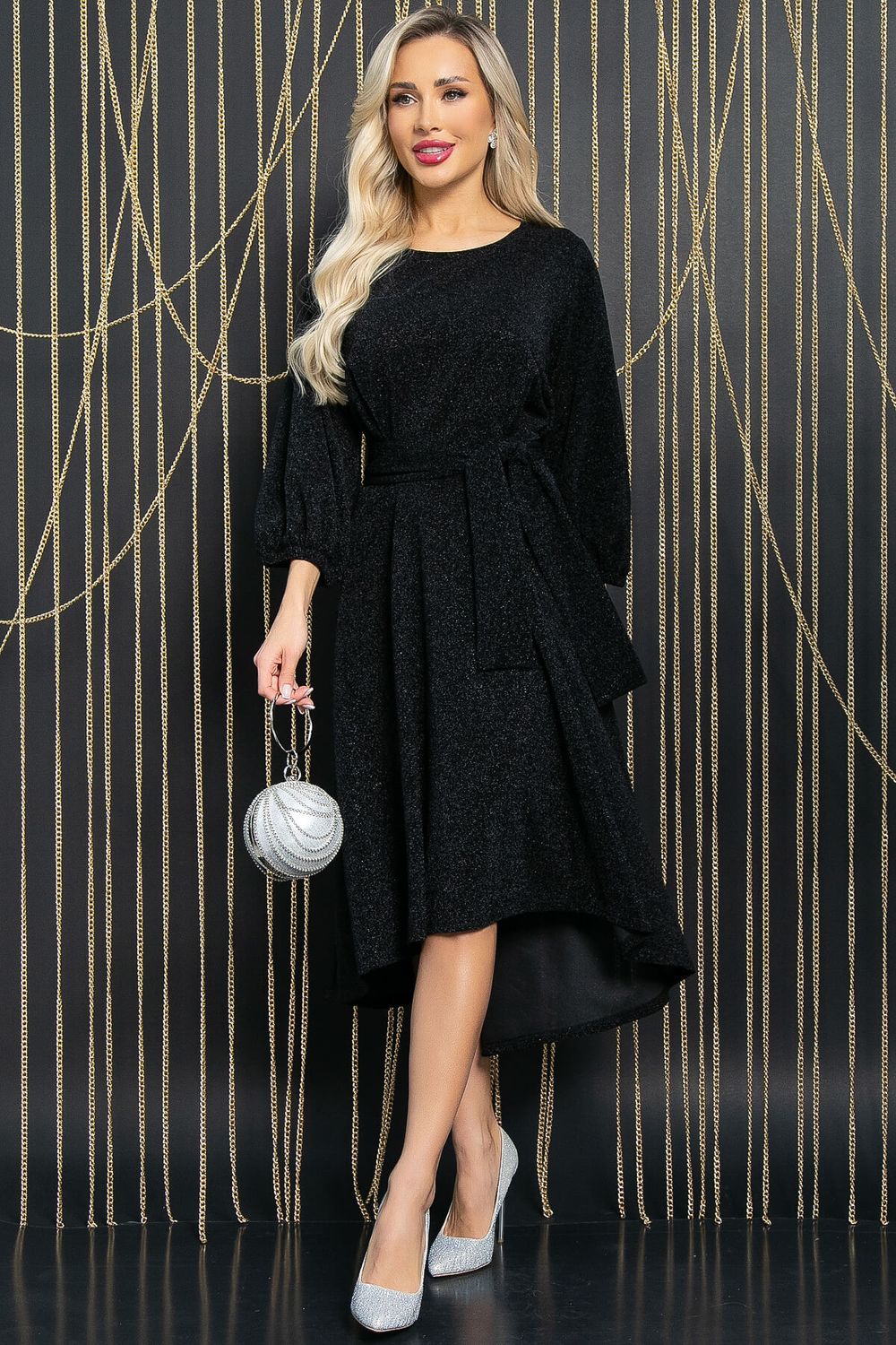 Платье Вечернее настроение (черное) П11744 LT Collection