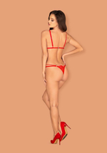 Пикантное кружевное боди Lovlea (Размер: S-M) (Цвет: красный)