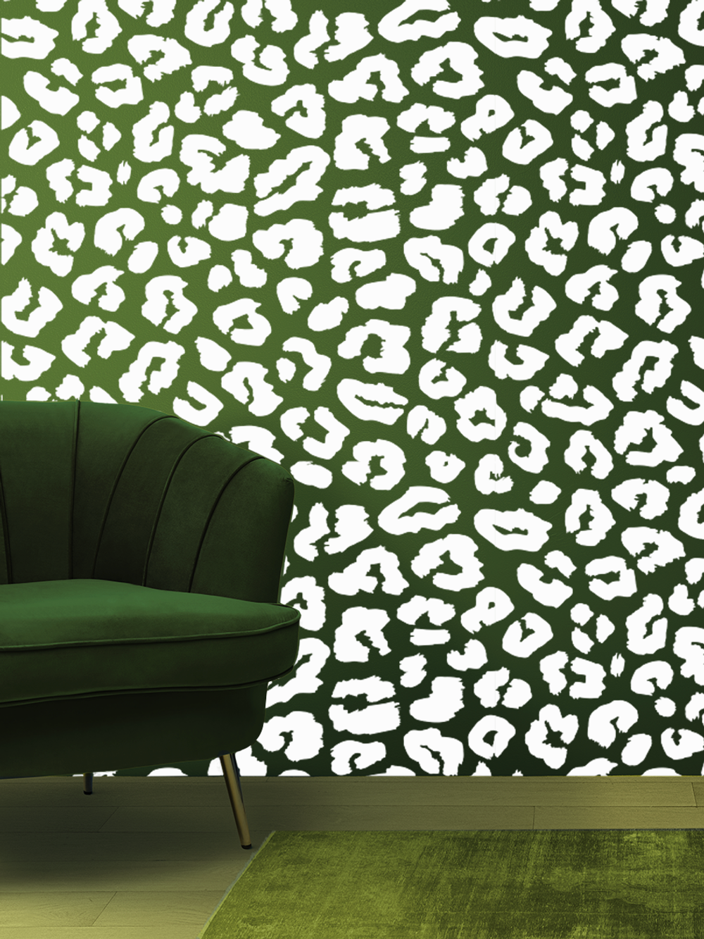 Трафарет для стен из пластика многоразовый 074