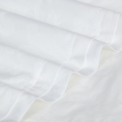 Постельное белье cемейное Сlaire&Caroll Lili белый жаккард