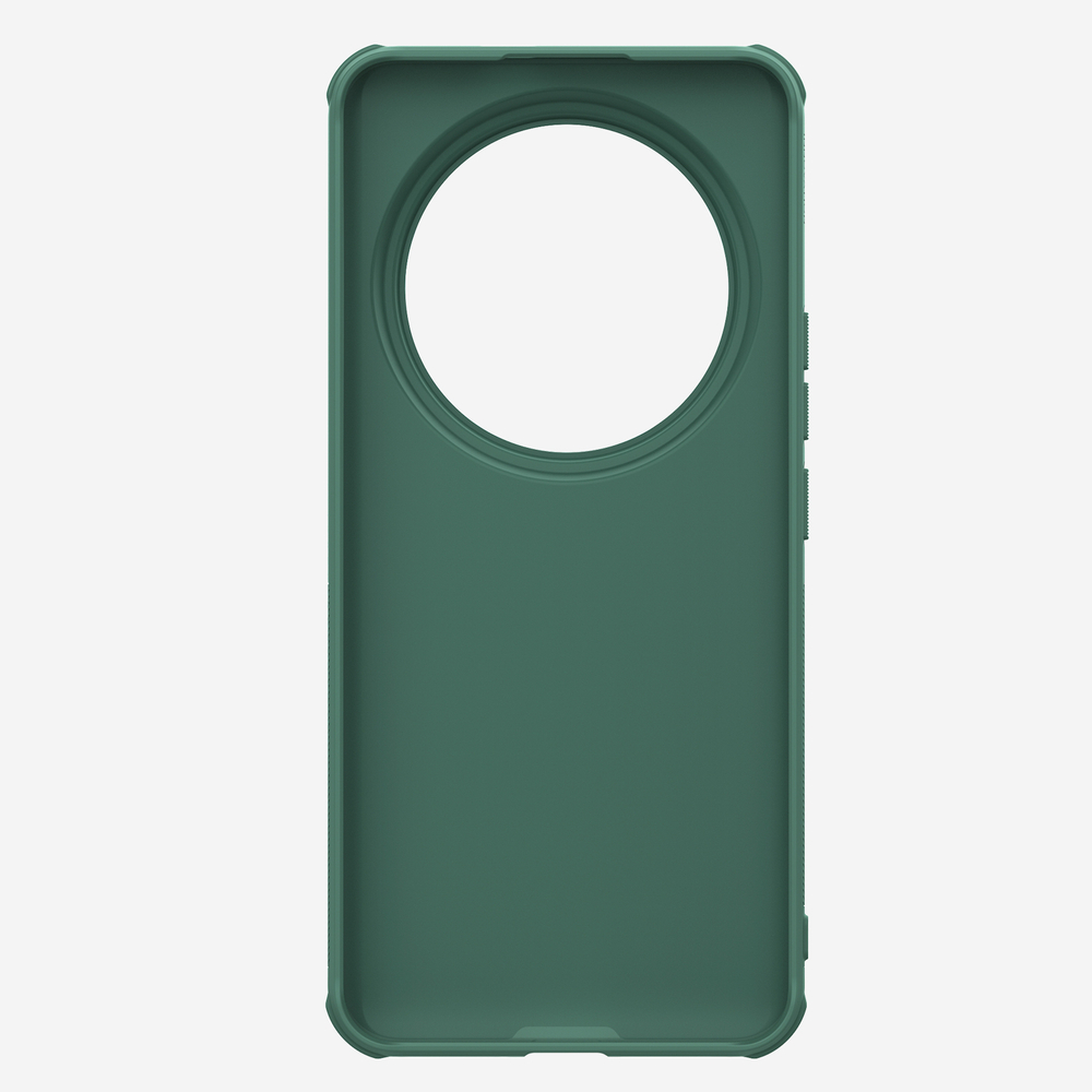 Усиленный двухкомпонентный чехол зеленого цвета (Deep Green) от Nillkin для Xiaomi 14 Ultra, серия Super Frosted Shield Pro