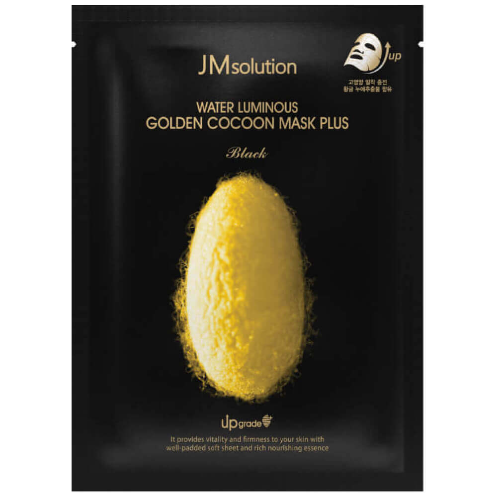 JMsolution Тканевая маска с протеинами кокона золотого шелкопряда Water Luminous Golden Cocoon Mask Plus