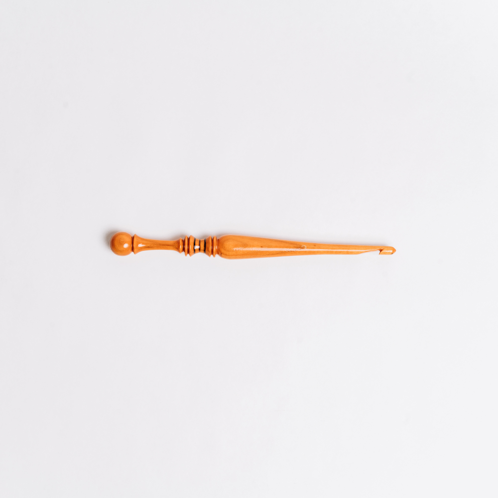 Деревянный крючок для вязания из древесины клена 6 мм. K306