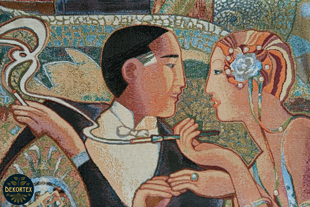 Декоративная гобеленовая наволочка для интерьерной подушки Фицжеральд 68х47