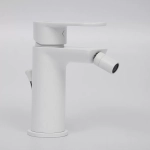 Инсталляция для биде со смесителем WasserKraft Naab 86BDT.050.BL.SQ8506 черная панель/смеситель белый Soft-touch
