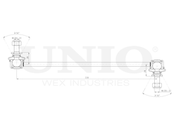 Стойка стабилизатора передняя UNIO SSP-50304