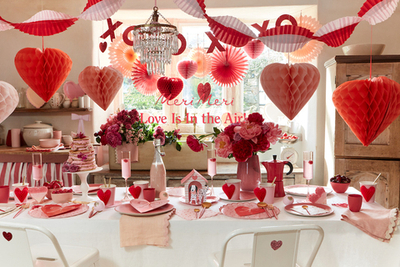 Гирлянда-стримерс "Красно-розовая" 3 м