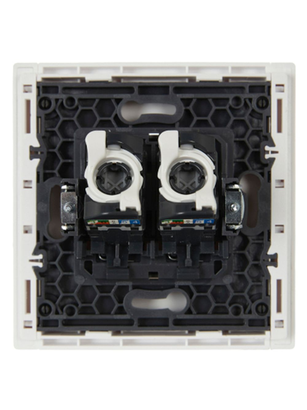 FORTE&PIANO Розетка компьютерная двойная RJ45 кат.5E FP233 белый IEK