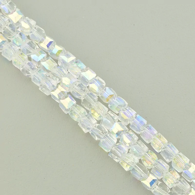 Нитка Чешский хрусталь 57 см. (Без замка) - Разноцветная