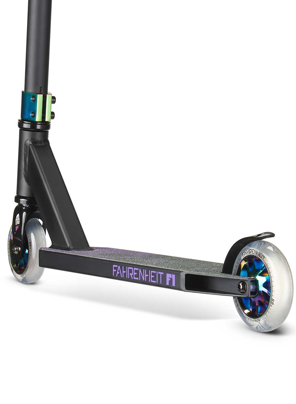 Самокат трюковой Fahrenheit F1 черный/неохром