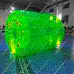 Аттракцион Водный роллер (Гидророллер) «Ярко-зелёный» ПВХ 2,4*2,2*2,2 м