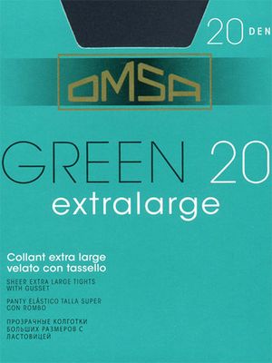 Женские колготки Green 20 XXL Omsa