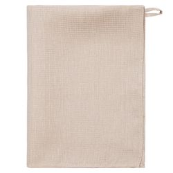 Набор из двух вафельных полотенец изо льна бежевого цвета из коллекции Essential, 50х70 см