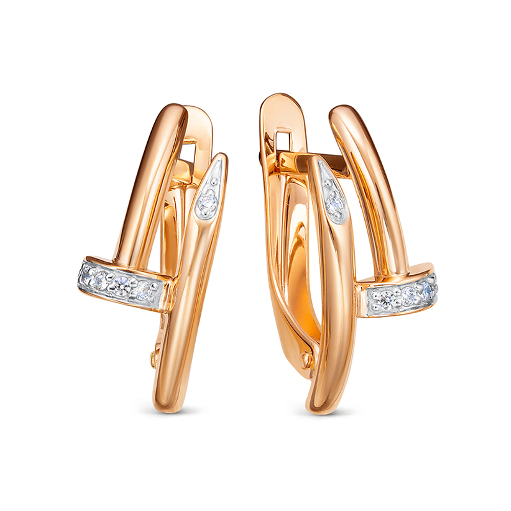 Серьги из золота 585 пробы