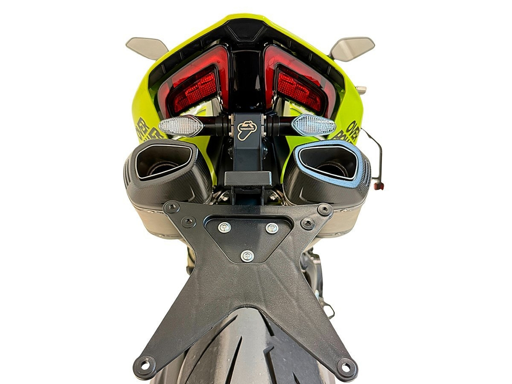 D23109490N TERMIGNONI FULL BLACK TITANIUM PLATE HOLDER (P V4, SF V4 2025)