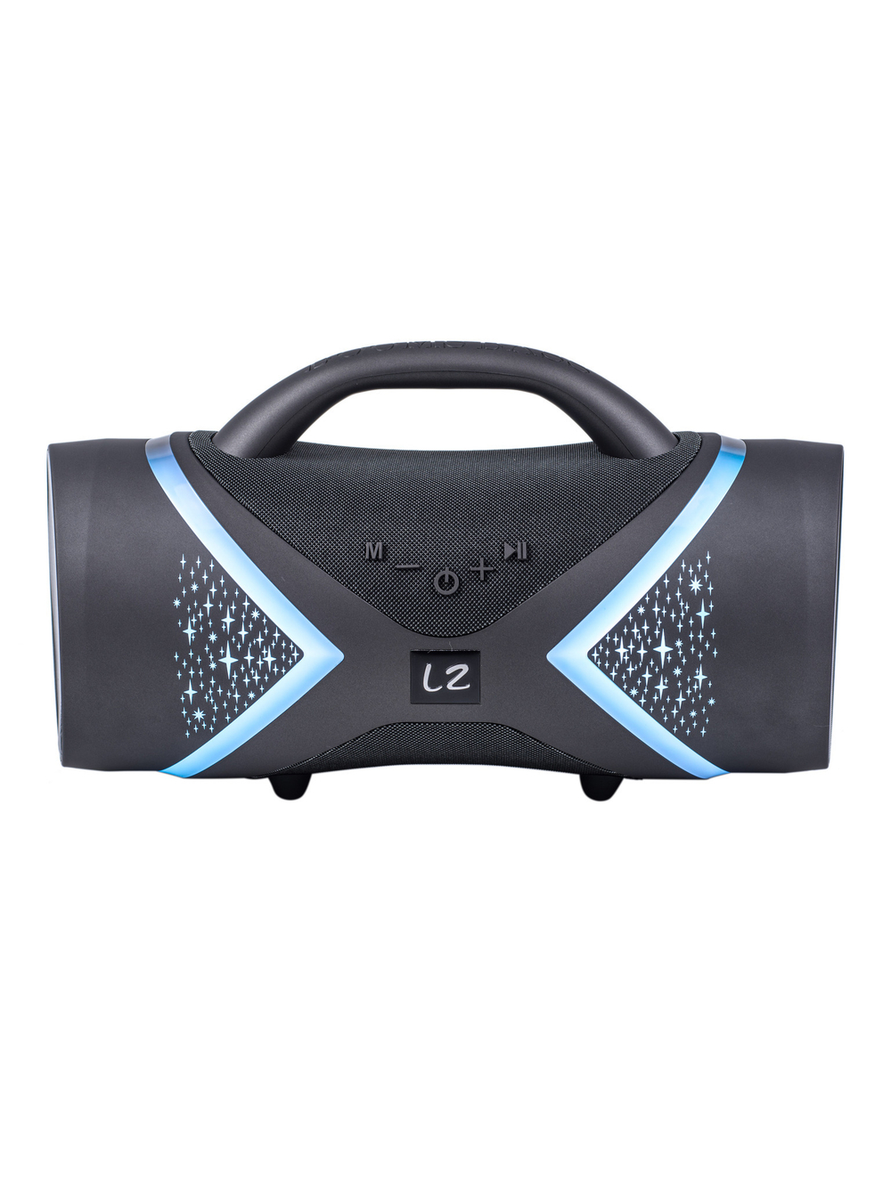 Портативная колонка BT SPEAKER Booms Bass E 818 Bluetooth c подсветкой серая