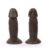 Фаллоимитатор анальный коричневый 12 см