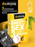 Презервативы для орального секса DOMINO Sweet Sex, тропические фрукты