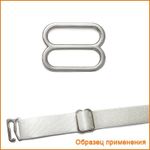 Рамки-регуляторы для бюстгальтера металл 15.0 мм, никель, ГМХ3435, 50 шт