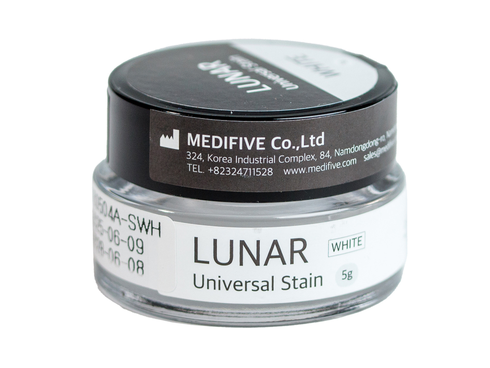 Lunar (Лунар) универсальный краситель для керамики WHITE (5г)