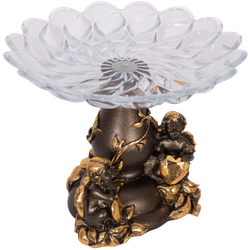 Фруктовница-конфетница Мерси Бронза