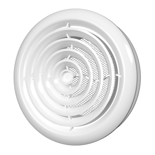 Диффузор DK фланец D100 сетка D143 пластик ERA