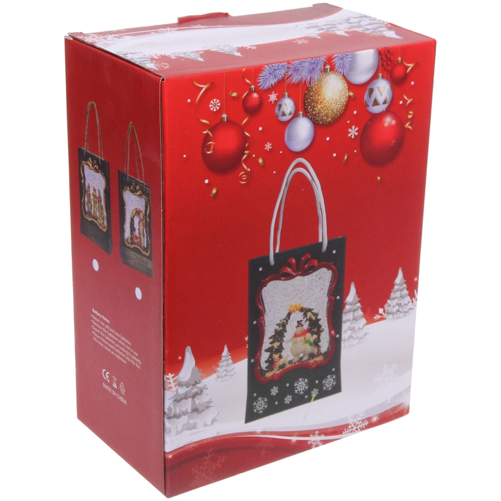 Сувенир с подсветкой «Елочка нарядная» 16.6*8.6*23 см, микс (питание от USB и батареек)