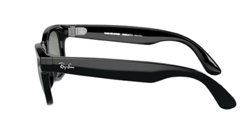Ray-Ban Meta Wayfarer RW4006 (Глянцевая черная оправа, линзы зеленые), размер М