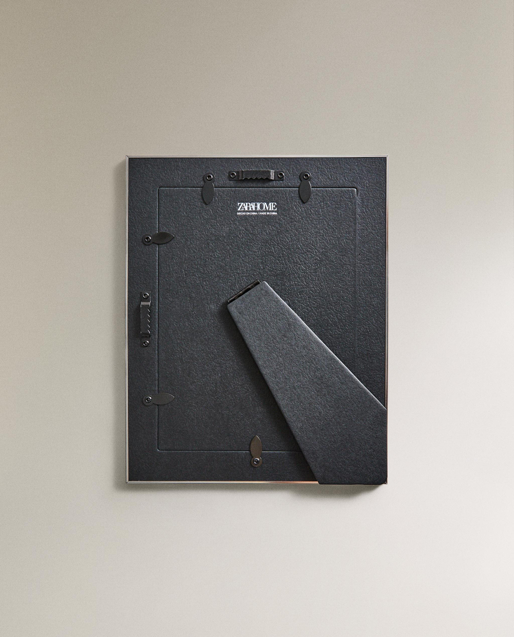 Zara Home Фоторамка из стекла, цвет серебристый, 20.5 см