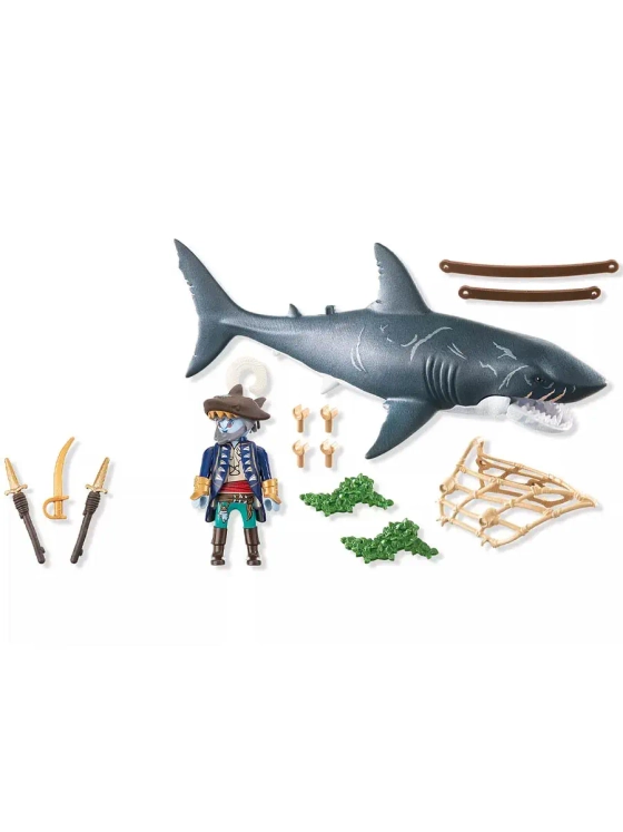 Набор Гигантская акула с пиратом Playmobil 71793