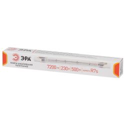 Лампа галогенная ЭРА J118-500W-R7s-230V R7s 500Вт трубка теплый белый свет | Лампы галогенные Линейные (R7s)