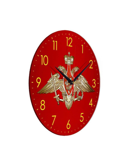 Настенные часы "символика ВС России"