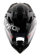 Шлем AXOR X-CROSS DUAL VISOR-E SC, с визором, цвет черный (XL)