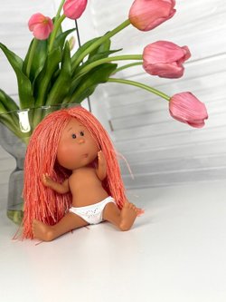 Кукла Nines виниловая 23см Little Mia Latina без одежды (3199WL8)