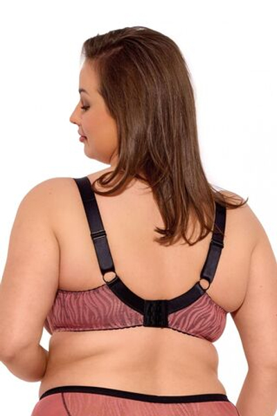 Бюстгальтер Lise с чашками +size на тонком поролоне (Размер: 85L) (Цвет: грязно-розовый)