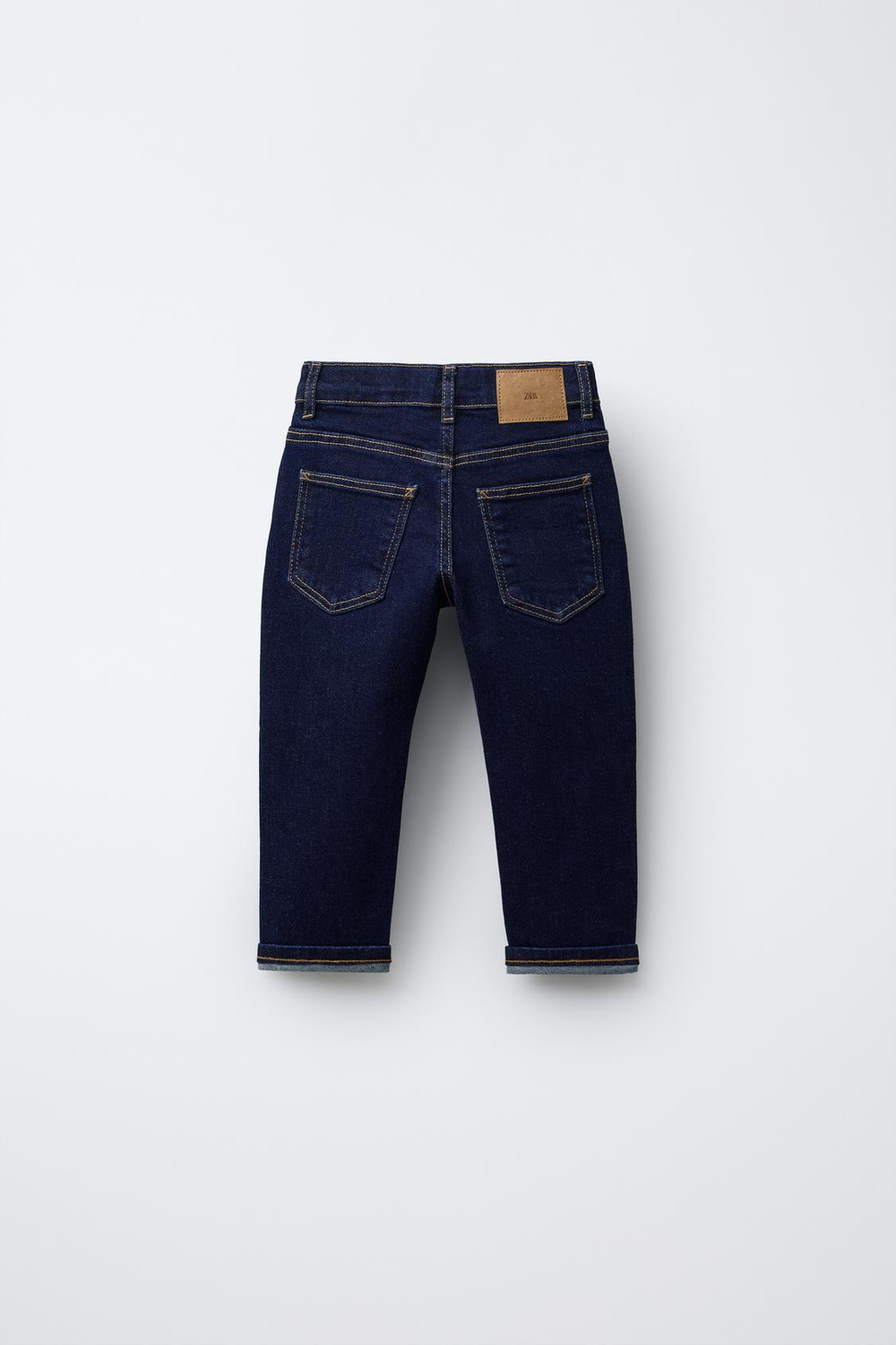 ZARA ДЖИНСЫ ПРЯМОГО КРОЯ, СИНИЙ